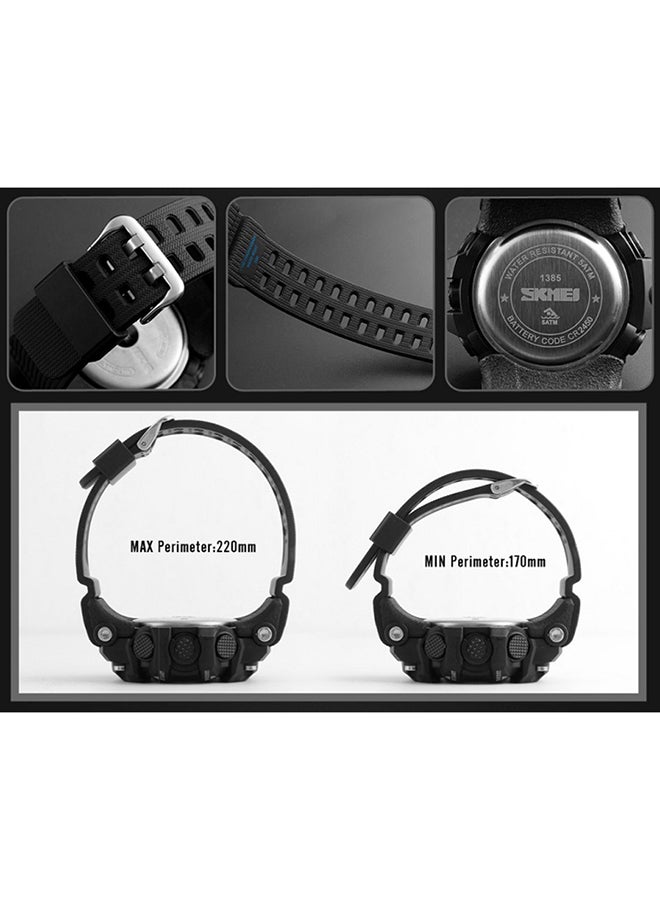 SKMEI Smart Watch 1385 50M Waterproof Watch with Pedometer, Calories, Sleeping Monitor, Call Remind - Green Green