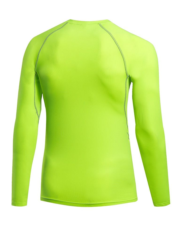 Men Quick Dry Breathable Long Sleeve Shirt Green