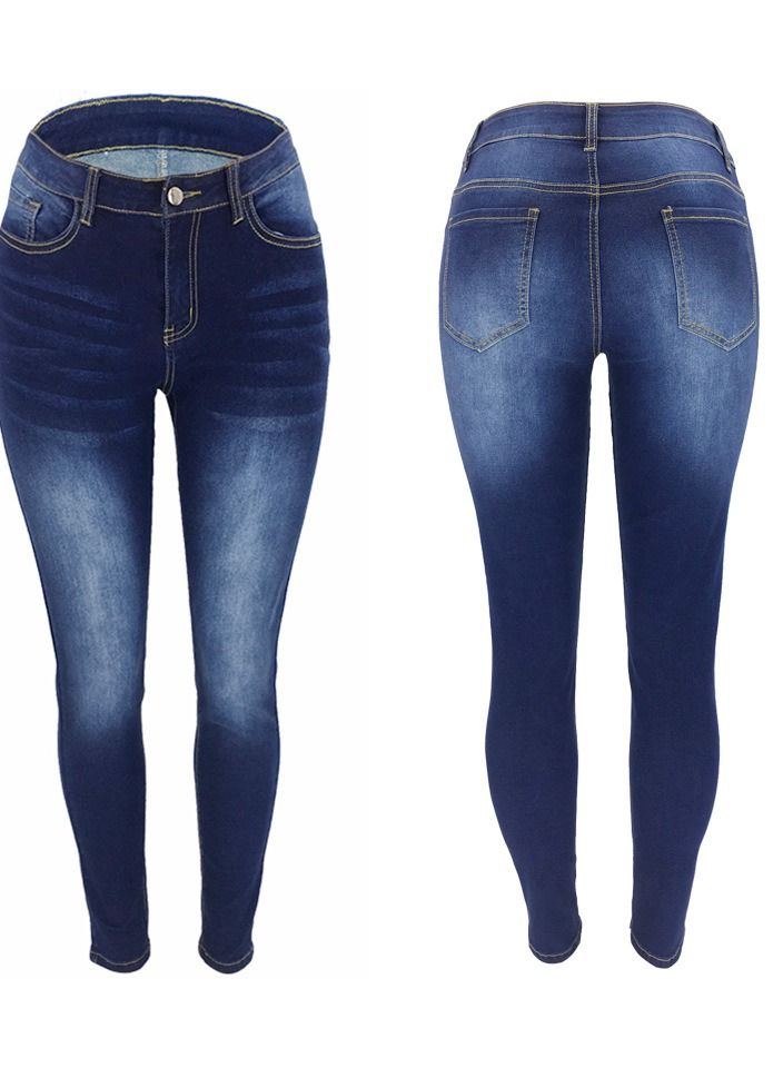 High-waisted Autumn And Winter New Slim Skinny Jeans