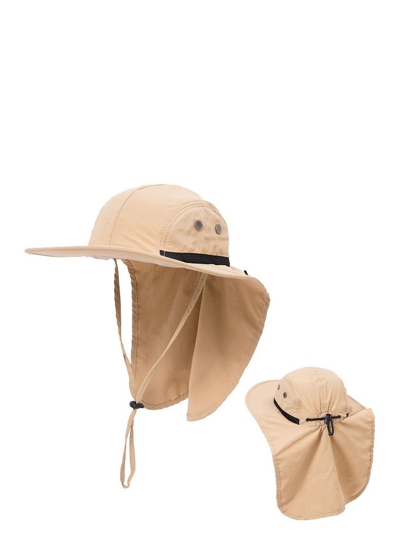 Outdoor Sunblock Visor UV Protection Quick Dry Hiking Fishing Hat