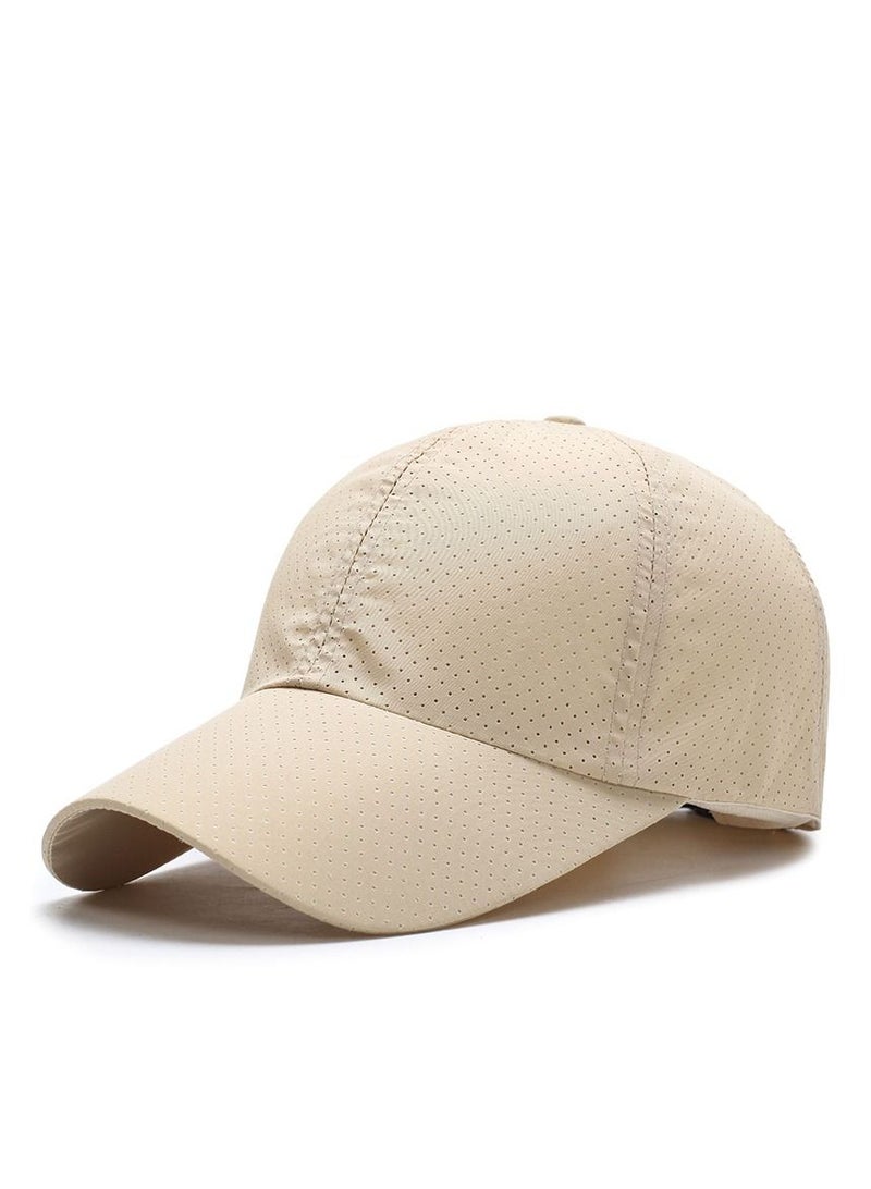 Fashion Quick Dry Solid Color Baseball Cap