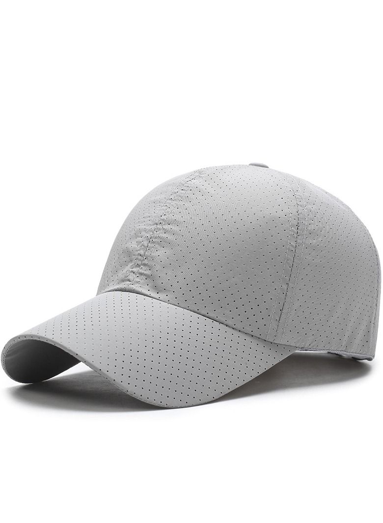 Fashion Quick Dry Solid Color Baseball Cap