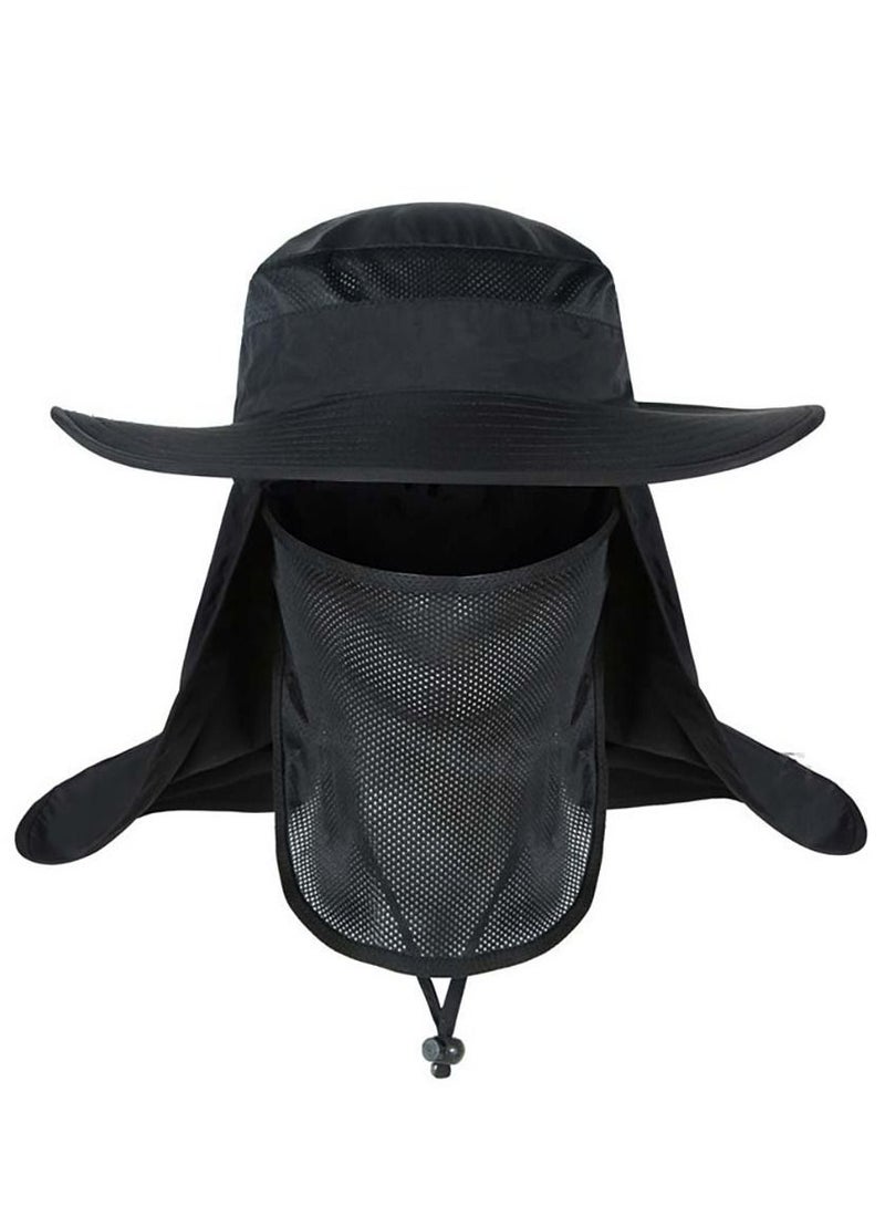 360-degree outdoor hat Men's summer sunscreen hat waterproof quick-drying fisherman fishing hat