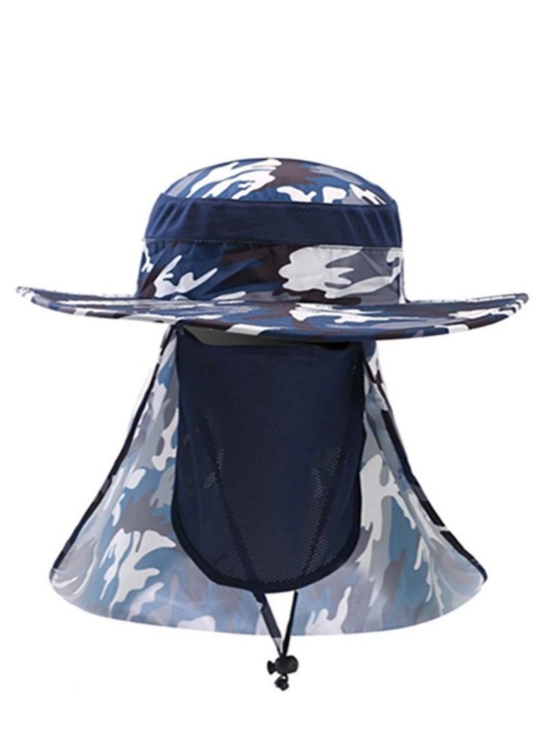 360 Degree Outdoor Hat Men's Summer Sunscreen Hat Waterproof Quick Drying Fisherman Fishing Hat
