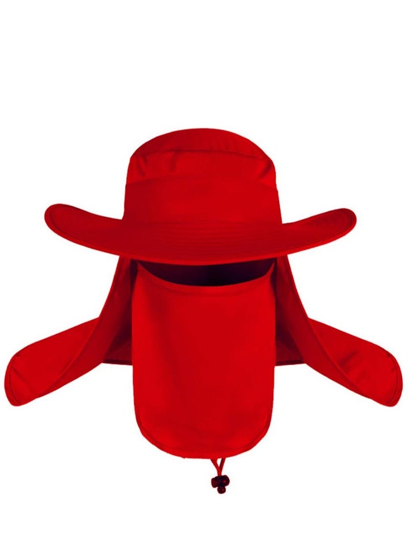360 Degree Outdoor Hat Men's Summer Sunscreen Hat Waterproof Quick-Drying Fisherman Fishing Hat