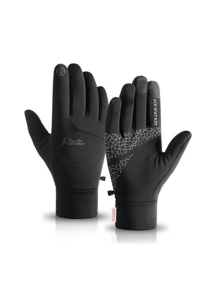 Men's Winter Riding Plush Gloves