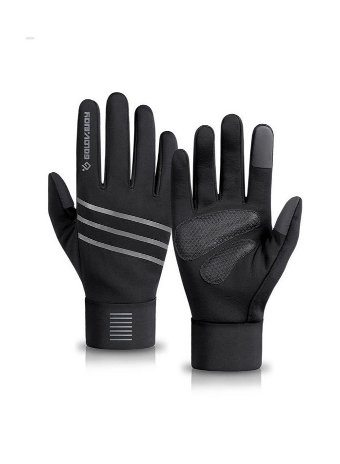 Men's Winter Riding Plush Gloves