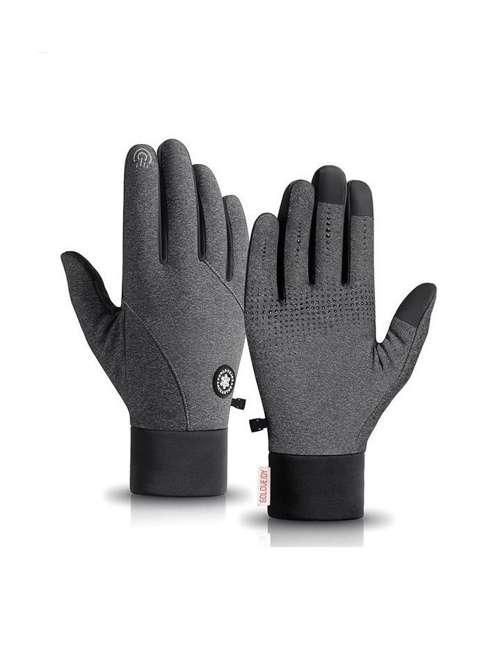 Men's Winter Riding Plush Gloves