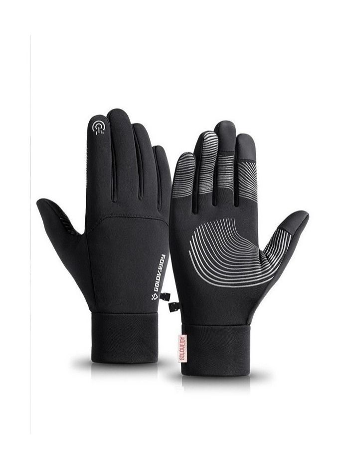 Men's Winter Riding Plush Gloves