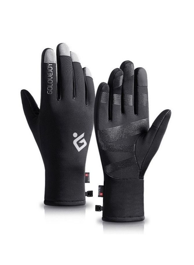 Men's Winter Riding Plush Gloves