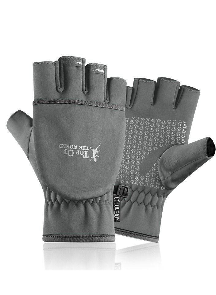 Suitable For Cycling In Winter Warm And Plush Gloves