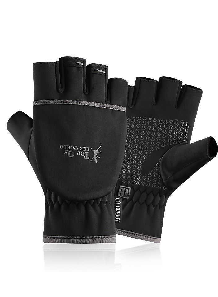 Suitable For Cycling In Winter Warm And Plush Gloves