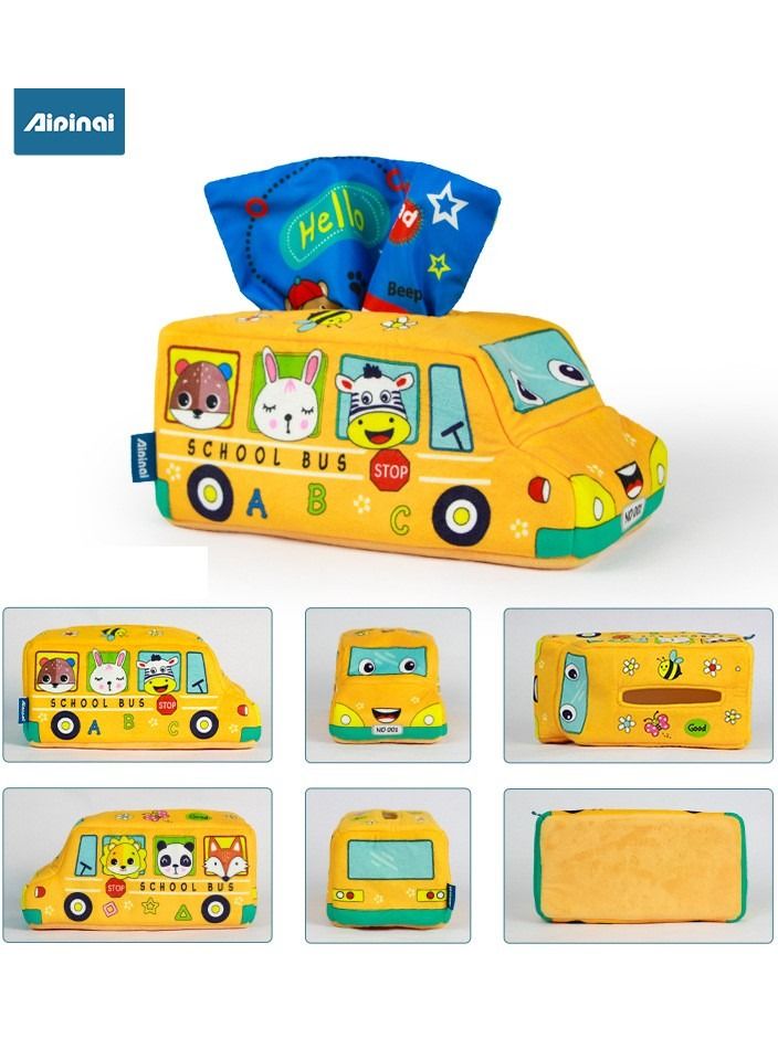 Suitable For 0-3 Year Old Children's Plush Storage Box Simulation Learning Toys