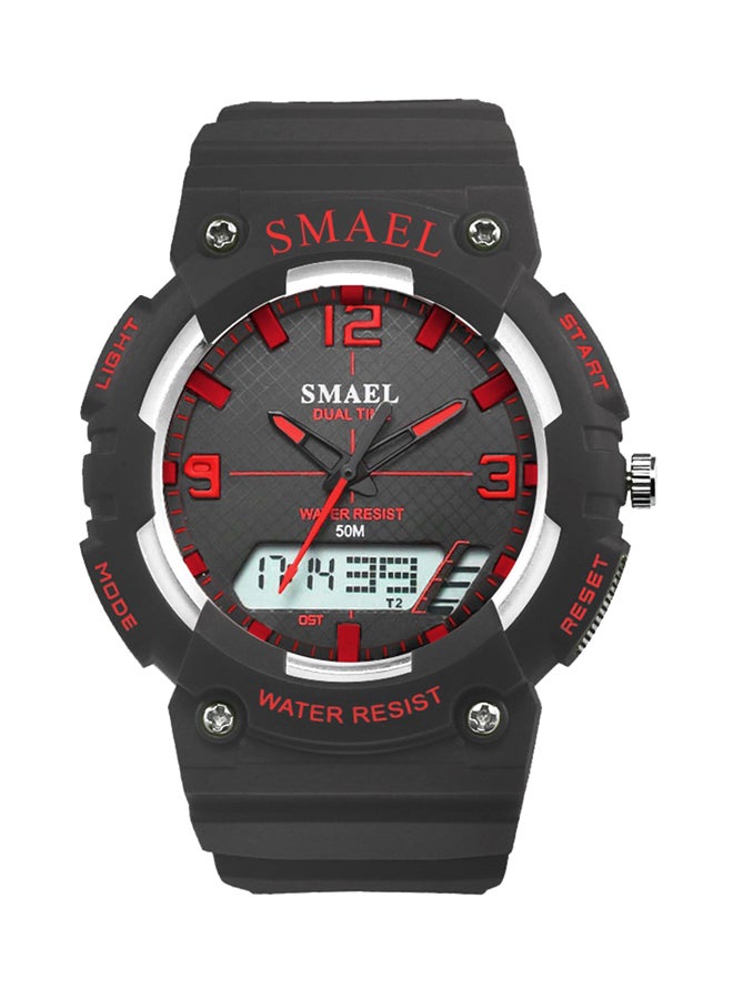 kids_unisex Water Resistant Analog/Digital Watch WS1539C-8-2
