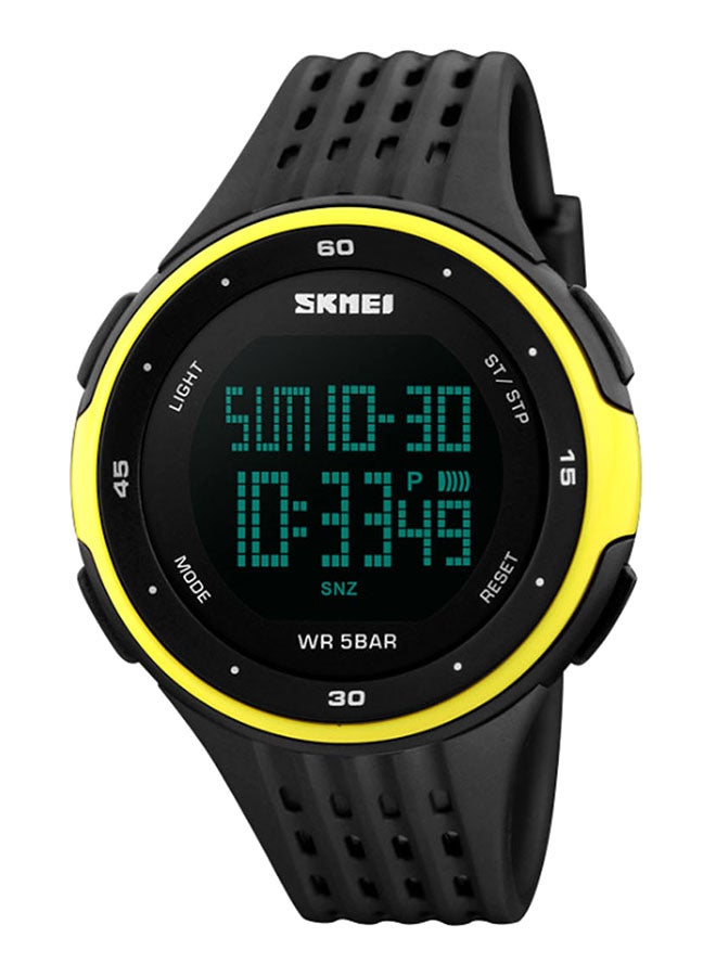 boys Outdoor Sport Waterproof PU Leather Digital Watch 1219