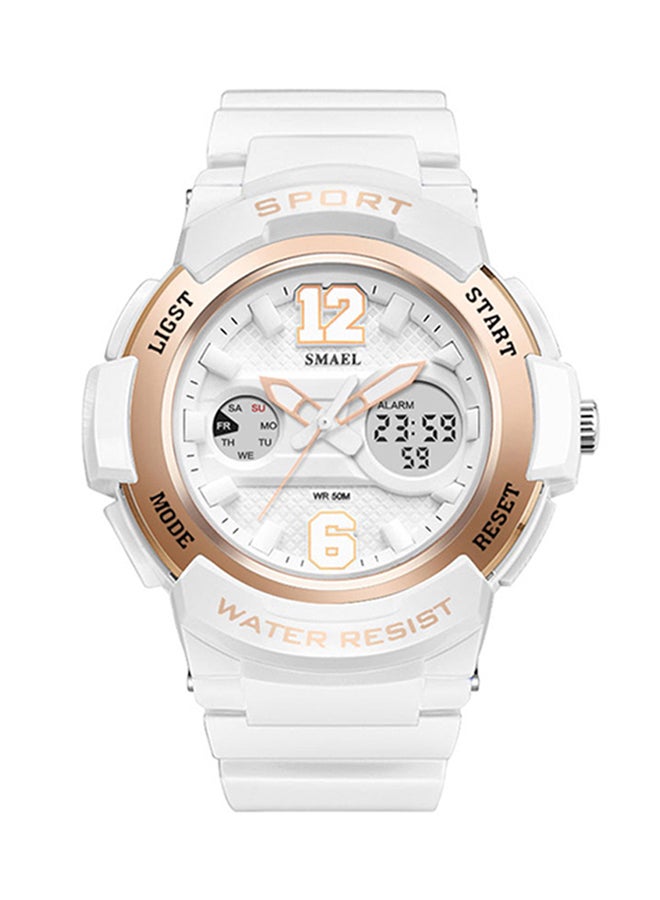 Girls' Water Resistant Analog/Digital Watch WS-1632-7