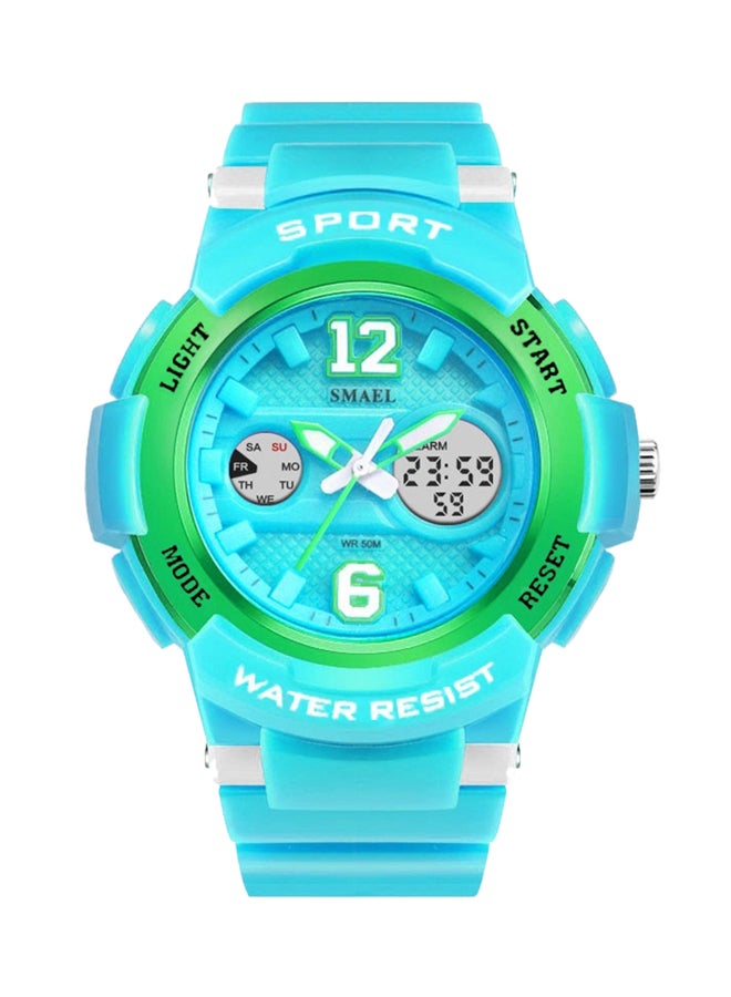 girls Water Resistant Analog/Digital Watch WS-1632-7
