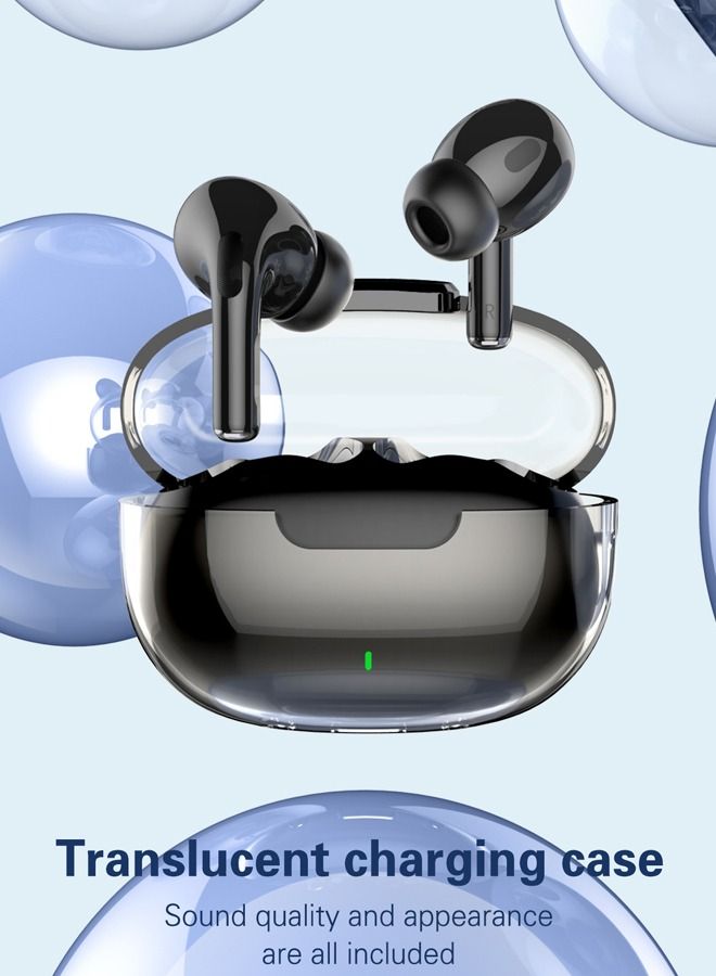 True Wireless Earbuds Bluetooth Earphones With Charging Case Black