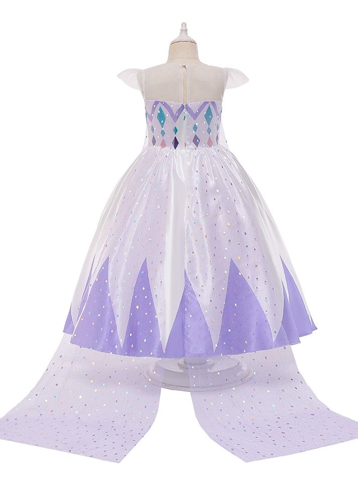 Children's dress princess dress girls dress dress  Purple