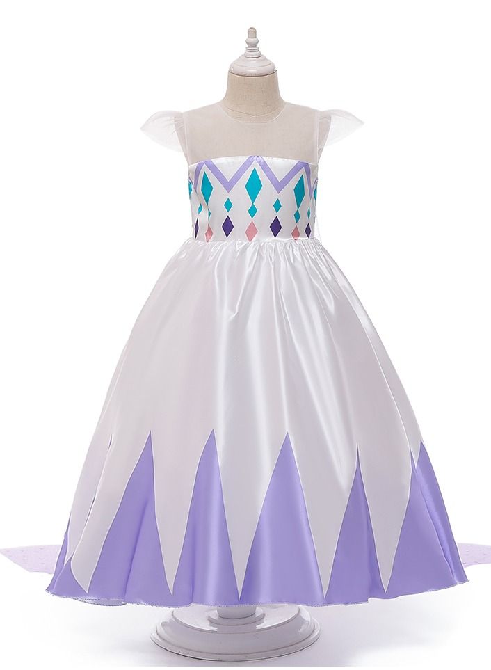 Children's dress princess dress girls dress dress  Purple