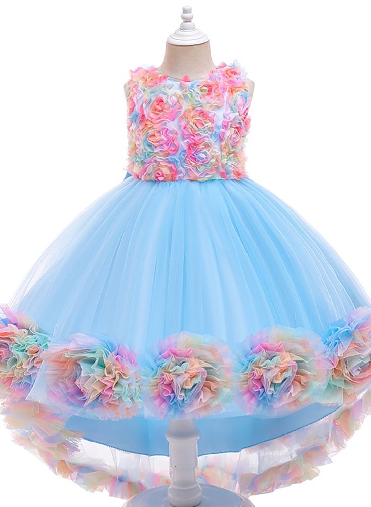 Train floral Princess Dress
