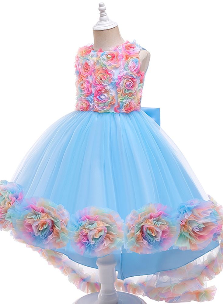 Train floral Princess Dress
