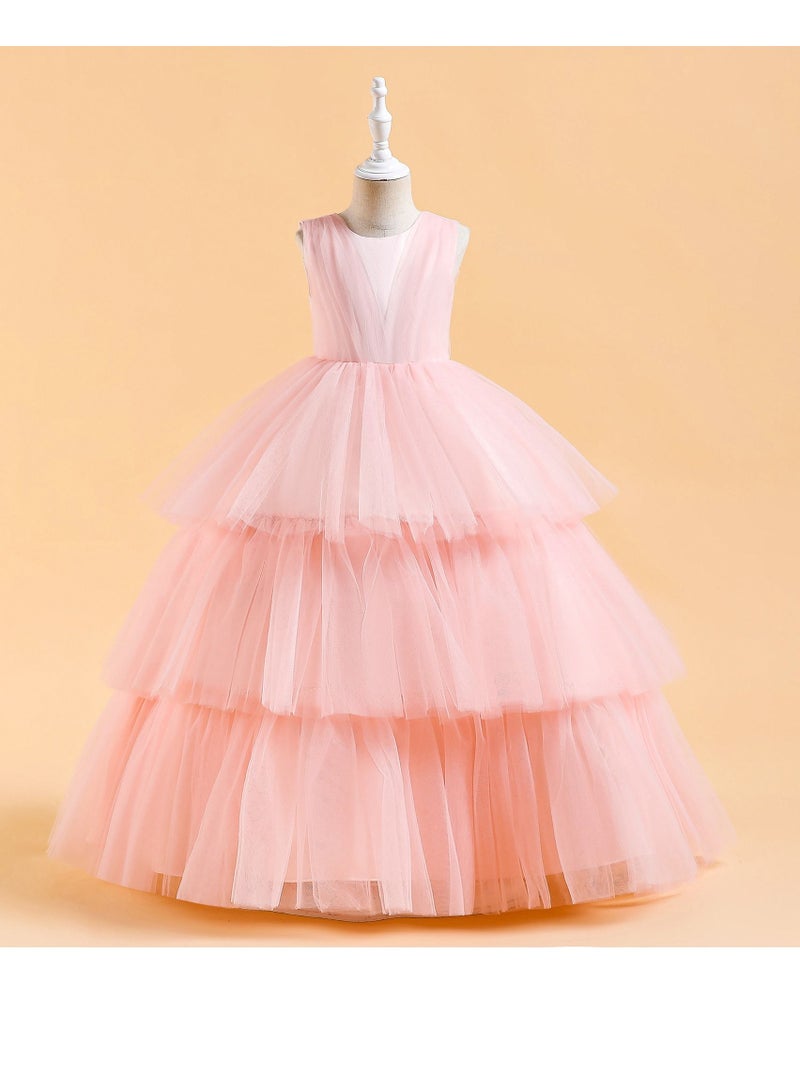 Fashionable Cute Girls Dresses Pink