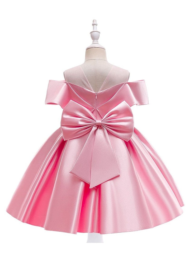 Stylish Fairy Flower Dress Pink