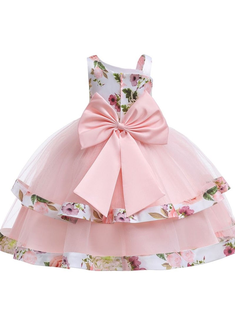 Sequins Flower Mesh Dress