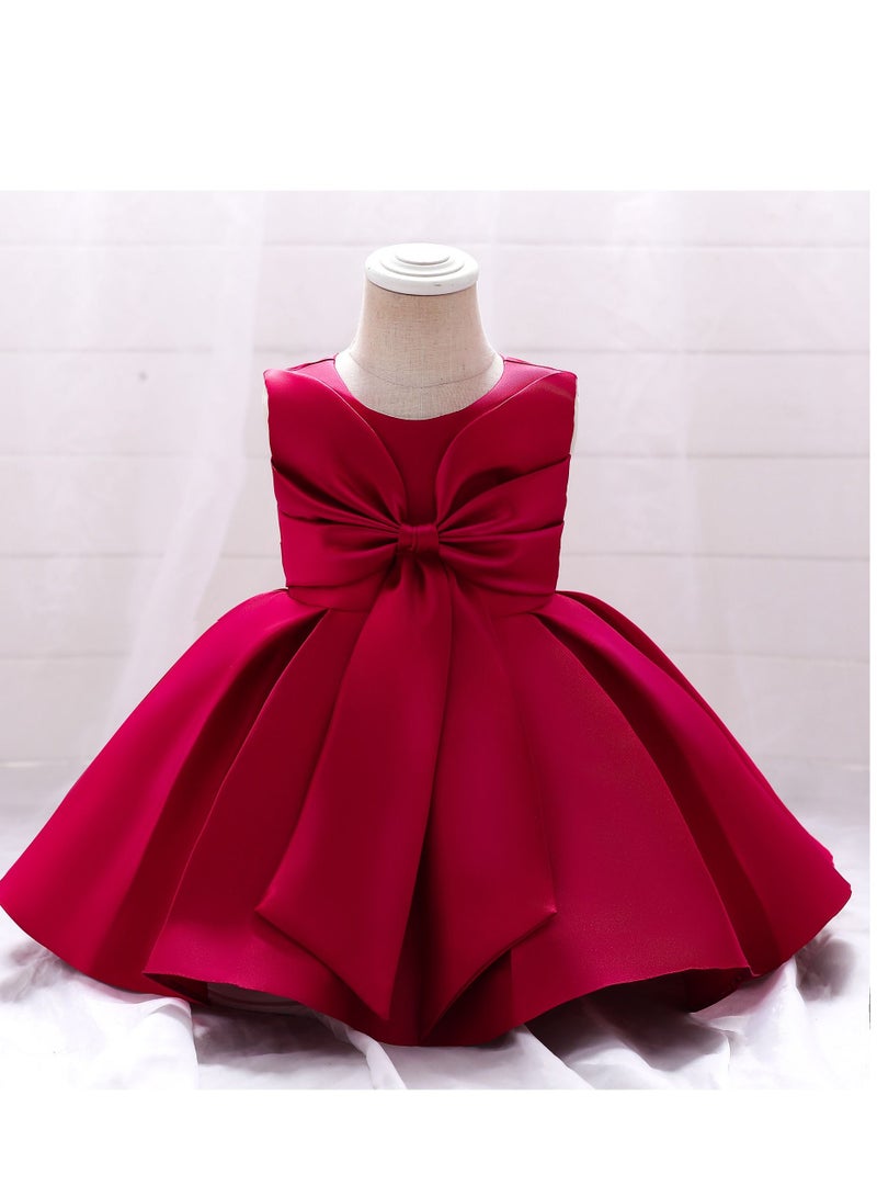 Fashionable Cute Girls Dresses Red