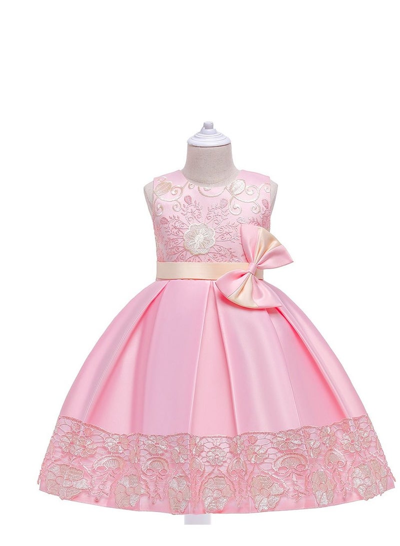 Fashionable Cute Girls Dresses Pink