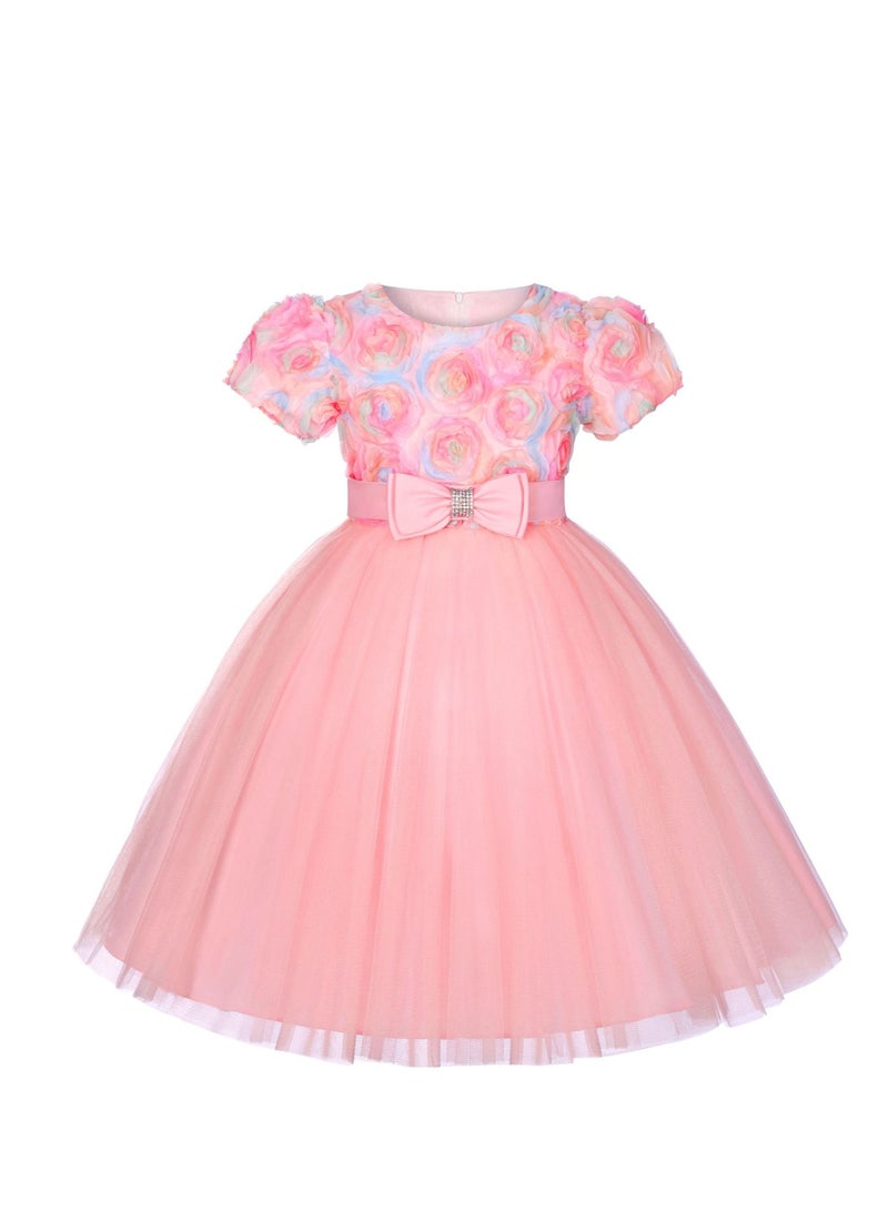 Fashion Girls Princess Dress Pink