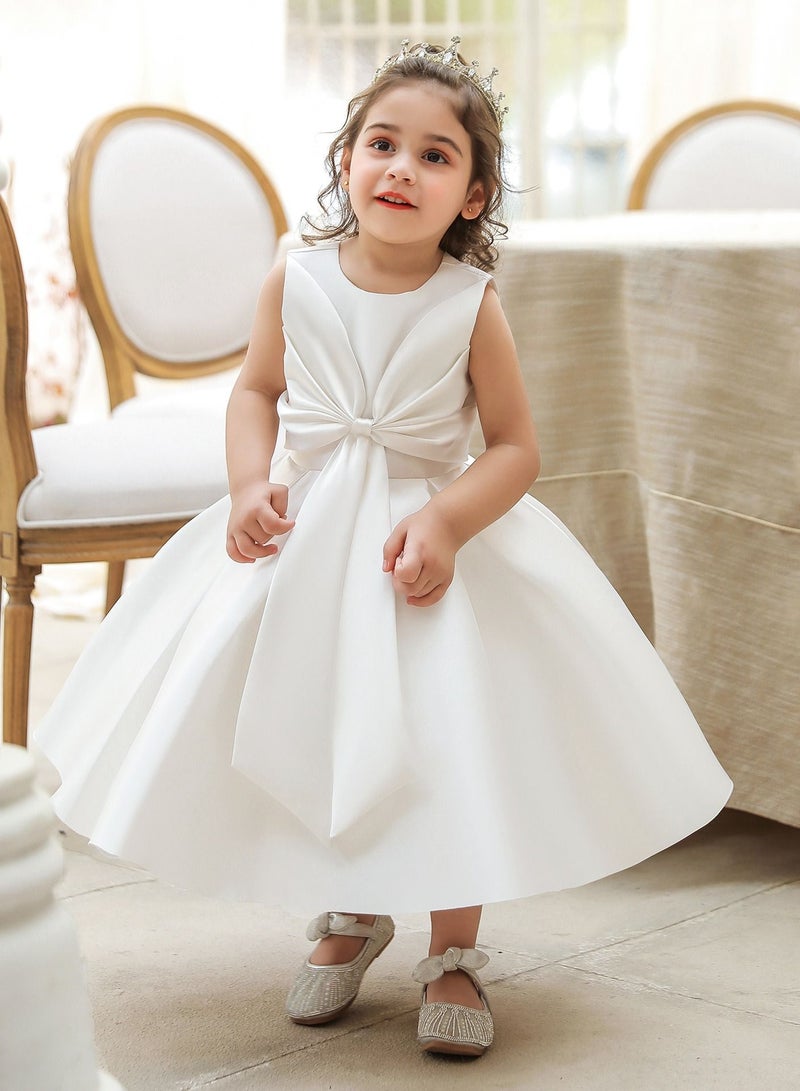 Children's Dress Party Dress  White