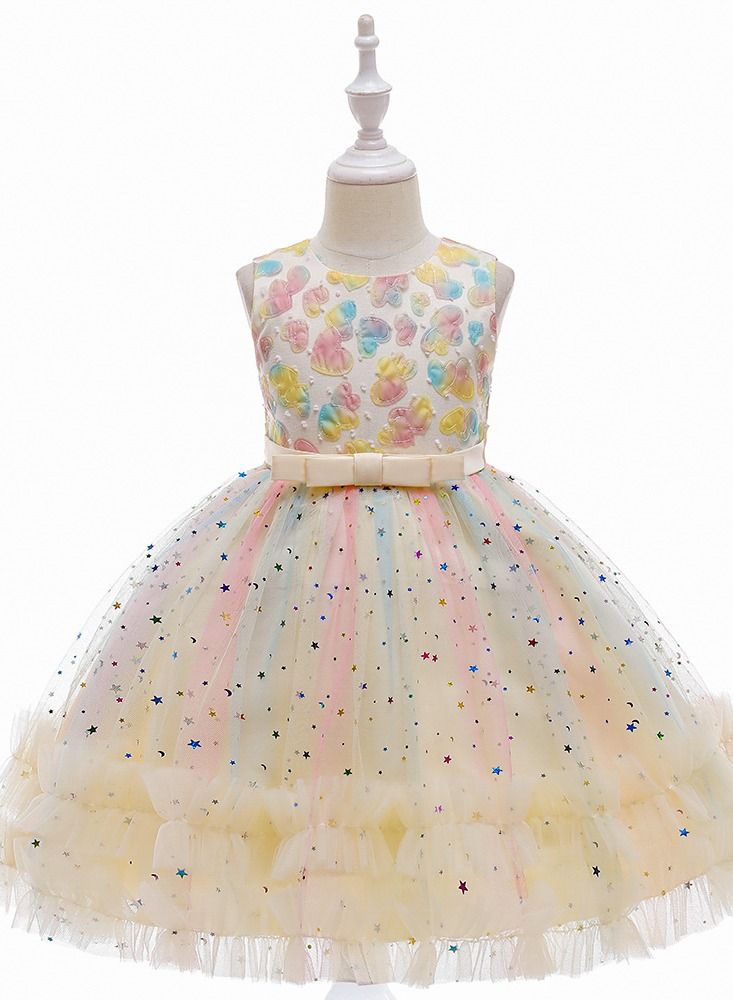 Mesh Detailed Bubble Dress