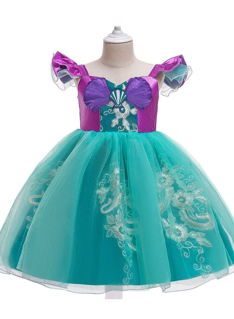 Princess Cap Sleeve Maxi Dress