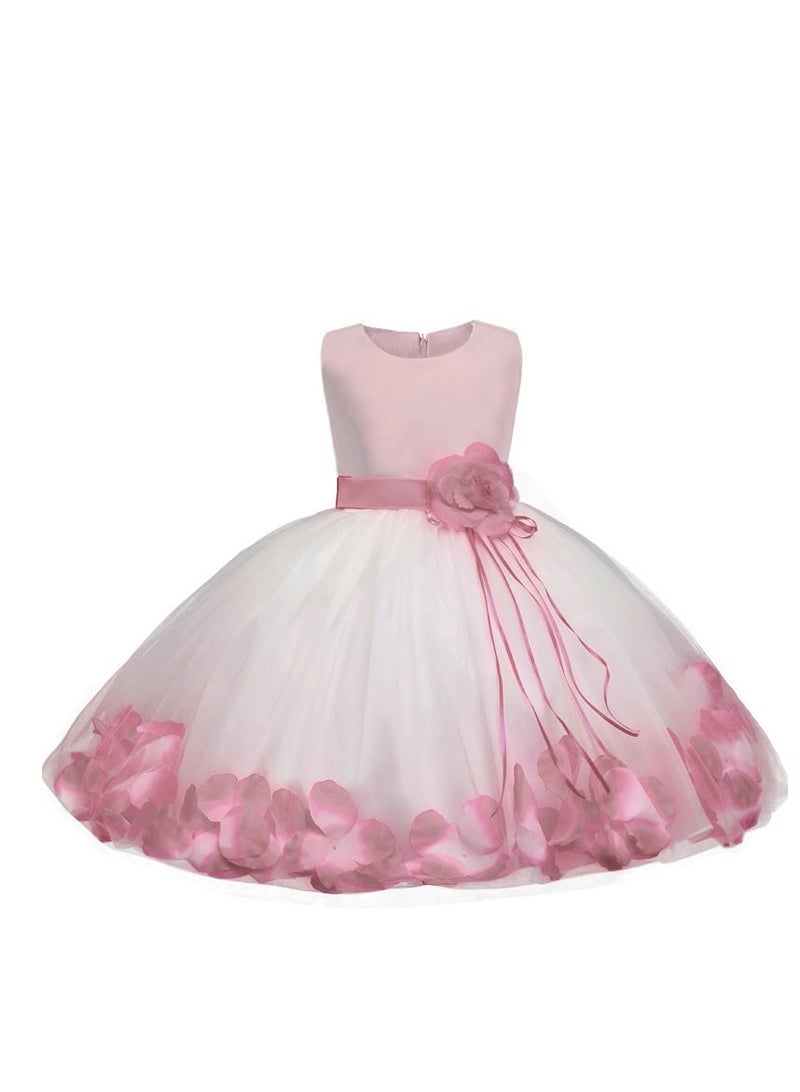 Fashionable Cute Girls Dresses Pink