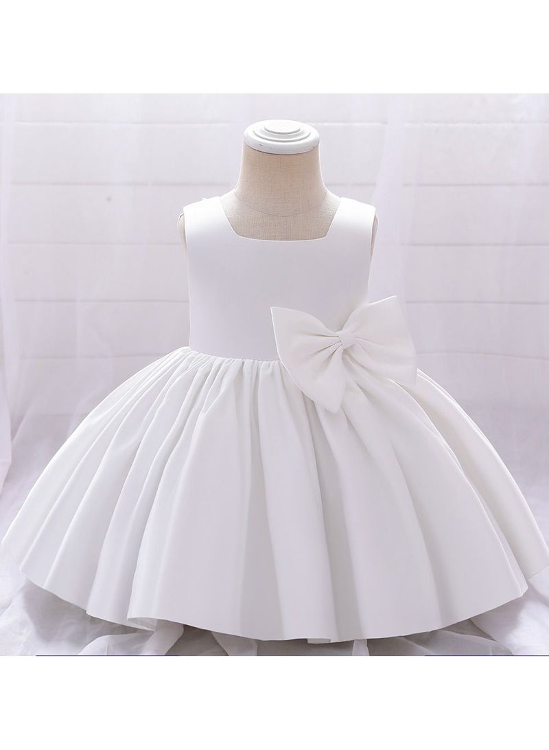 Princess Sleeveless Maxi Dress White