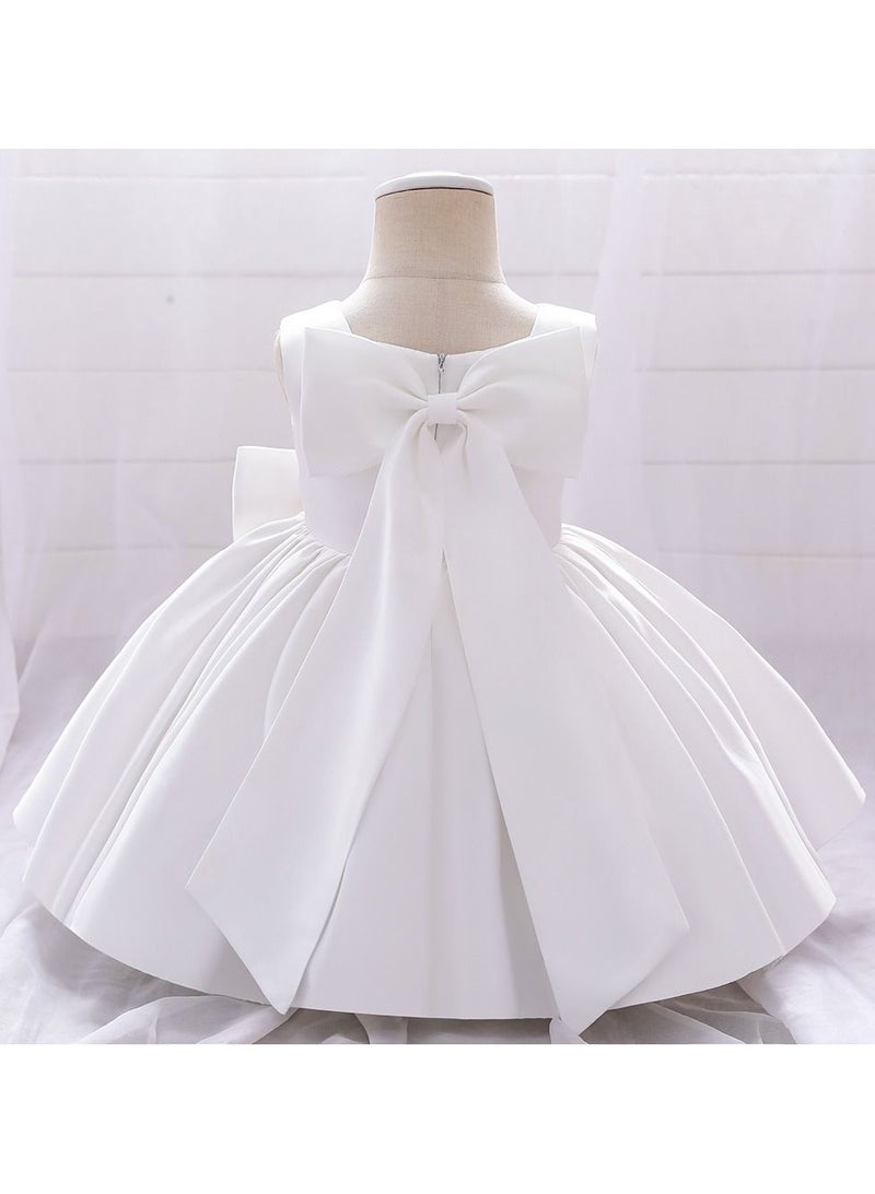 Princess Sleeveless Maxi Dress White