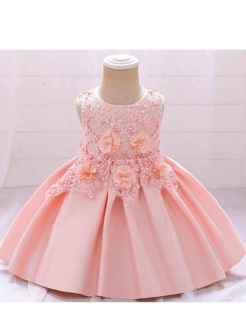 Fashionable Cute Girls Dresses Pink