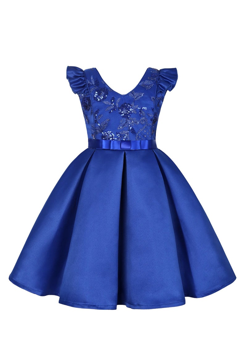 Girls Fashion Cute Princess Dress Blue