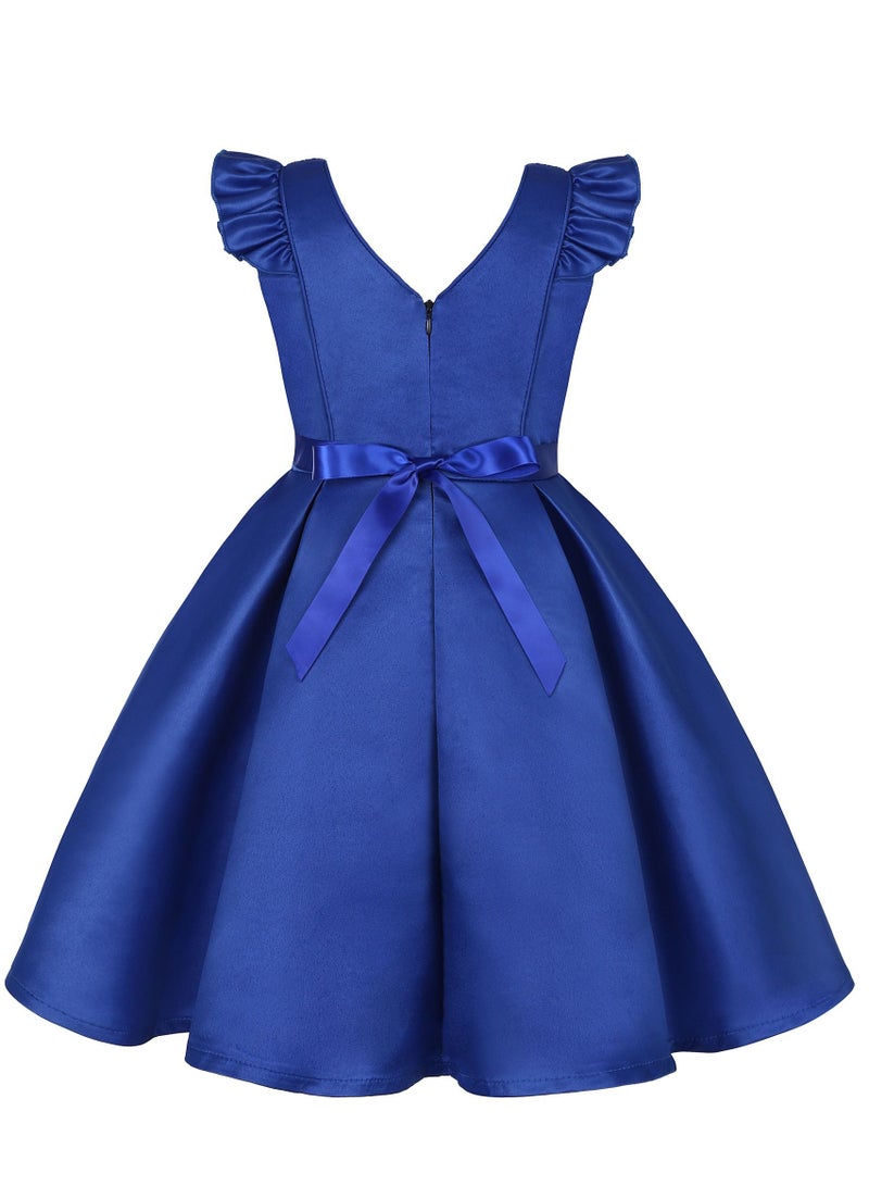 Girls Fashion Cute Princess Dress Blue