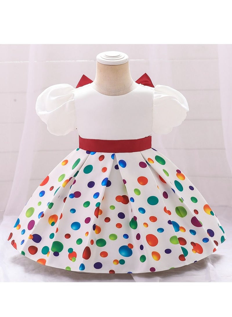 Fashionable Cute Girls Dresses Red
