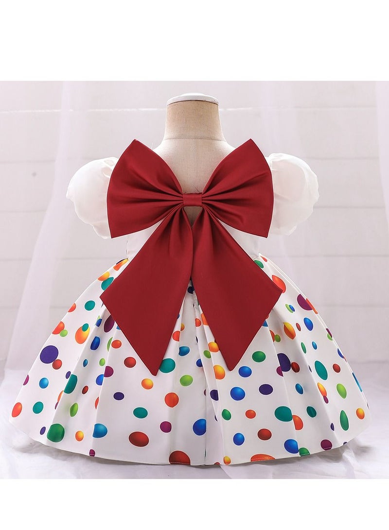 Fashionable Cute Girls Dresses Red