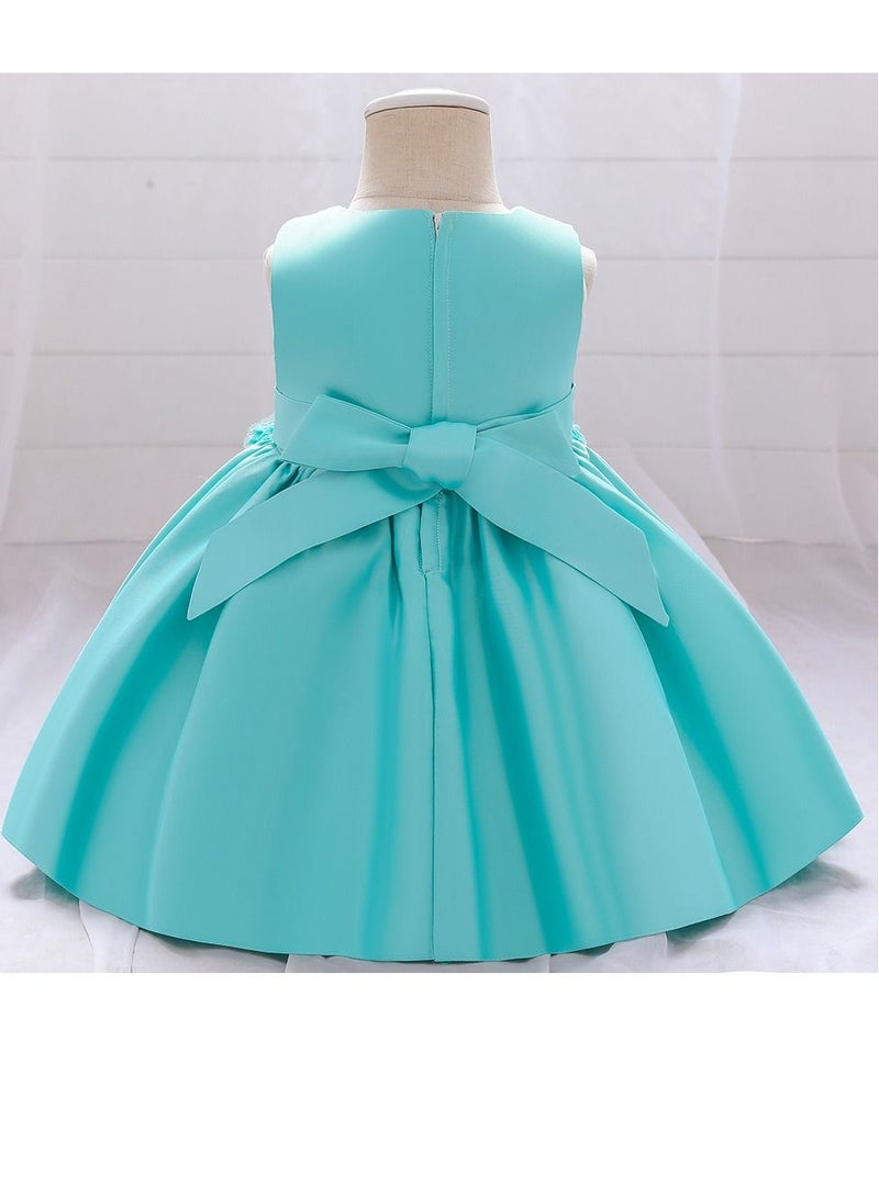 Fashionable Cute Girls Dresses Green