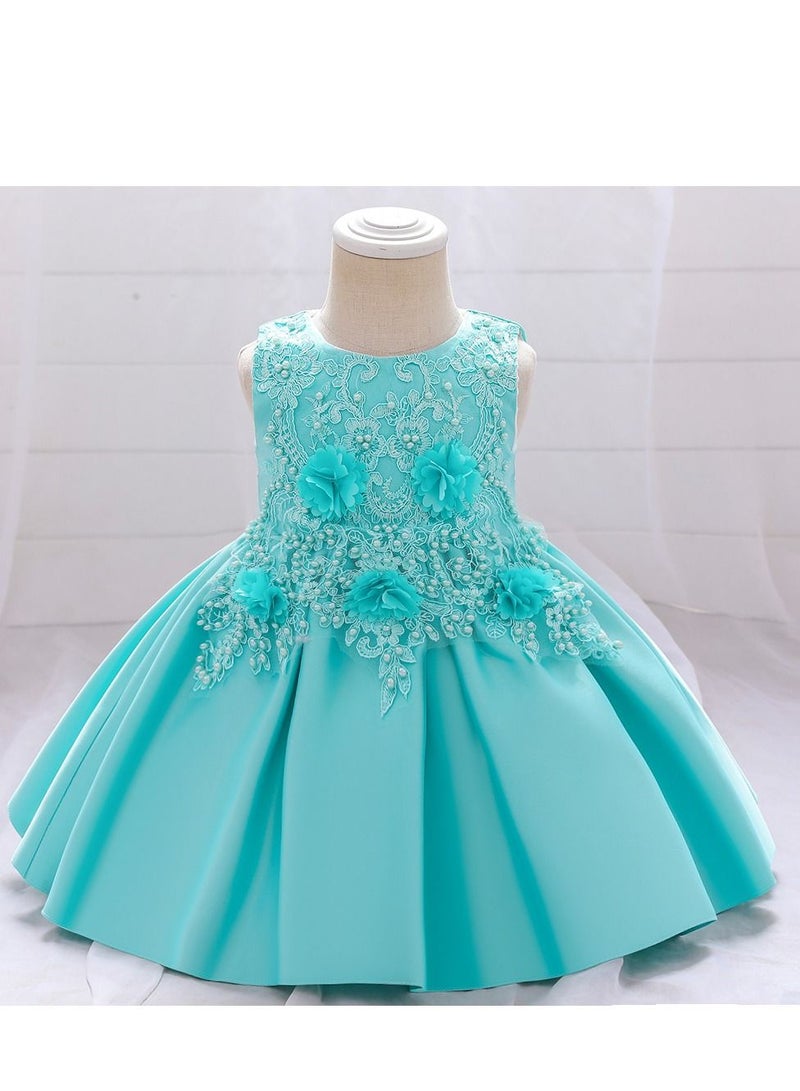 Fashionable Cute Girls Dresses Green
