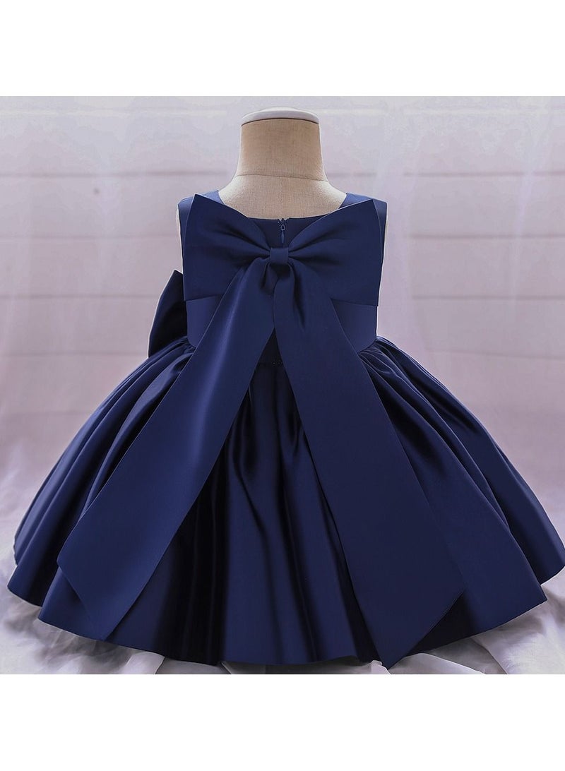 Princess Sleeveless Maxi Dress Dark Blue