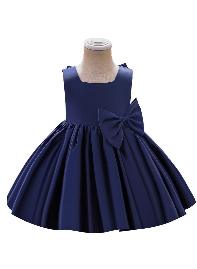 Princess Sleeveless Maxi Dress Dark Blue