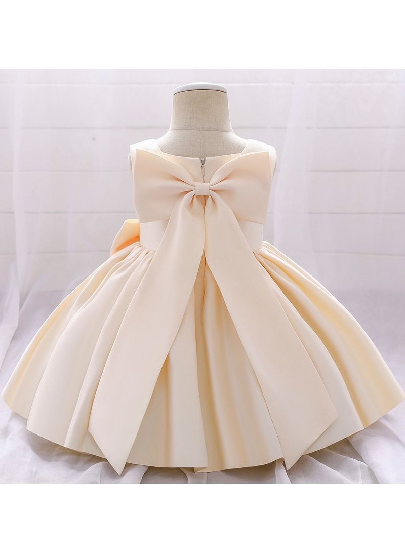 Princess Sleeveless Maxi Dress Champagne