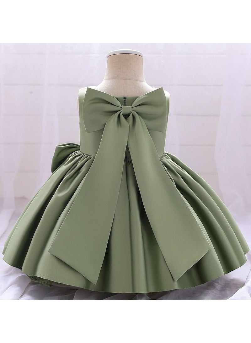 Princess Sleeveless Maxi Dress Green