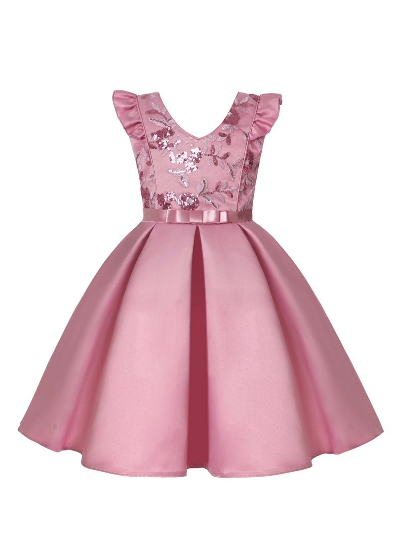 Girls Fashion Cute Princess Dress Pink